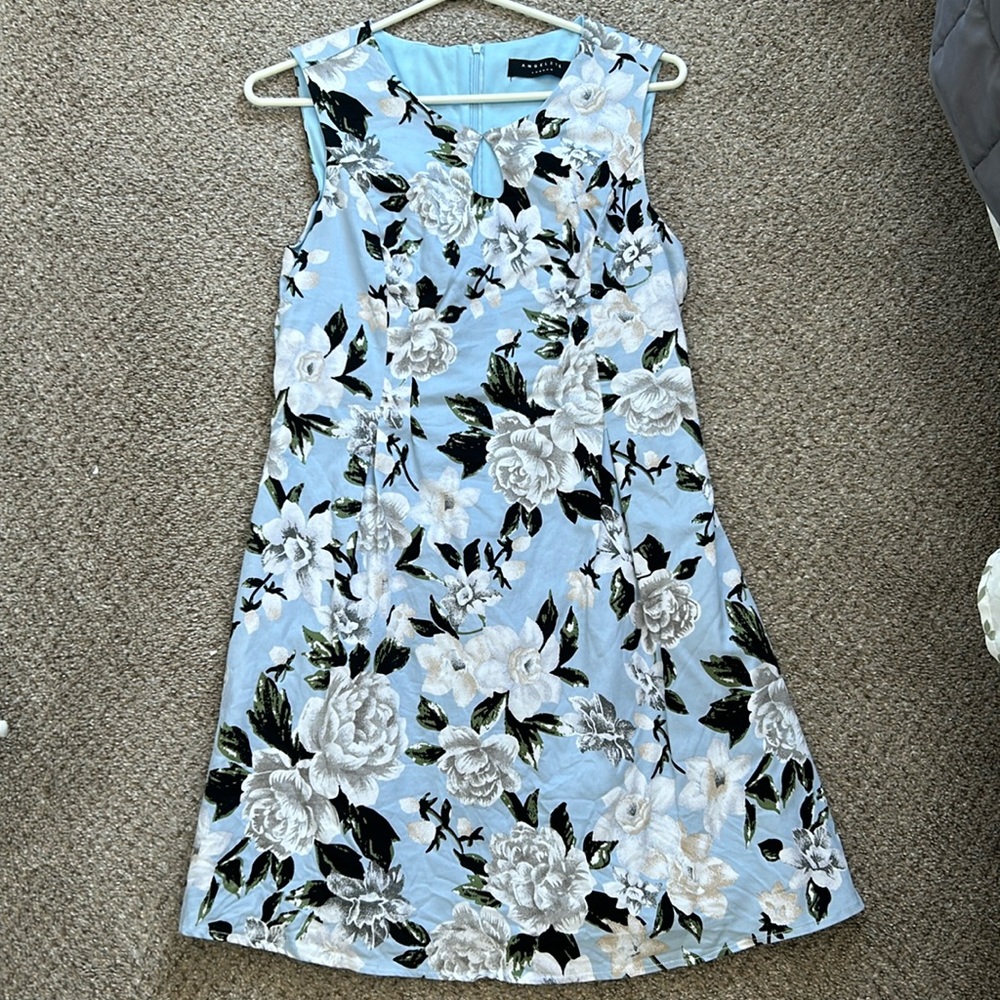 Blue Floral Dress